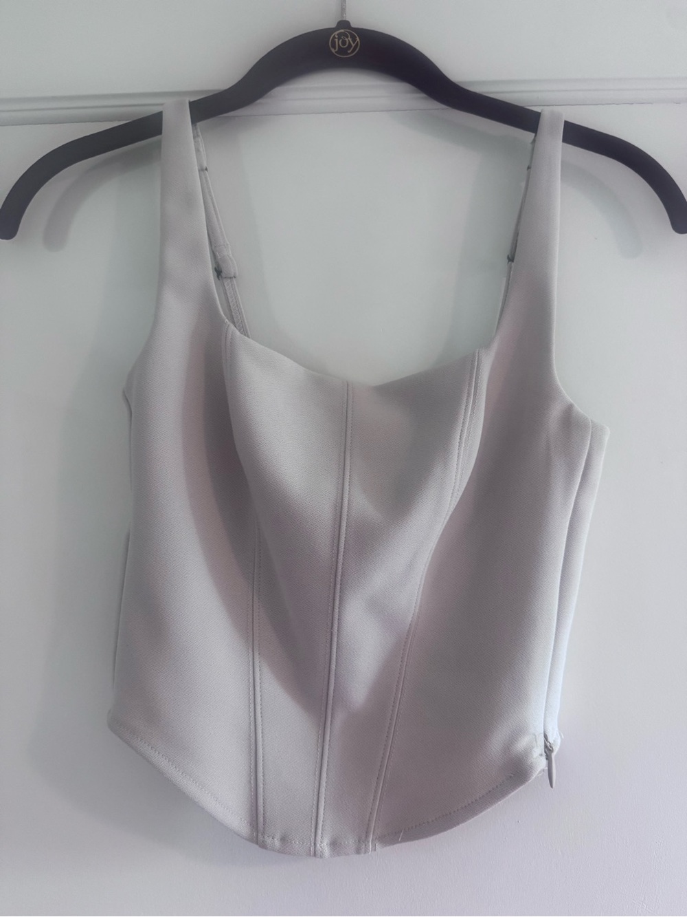 Women’s cream corset top